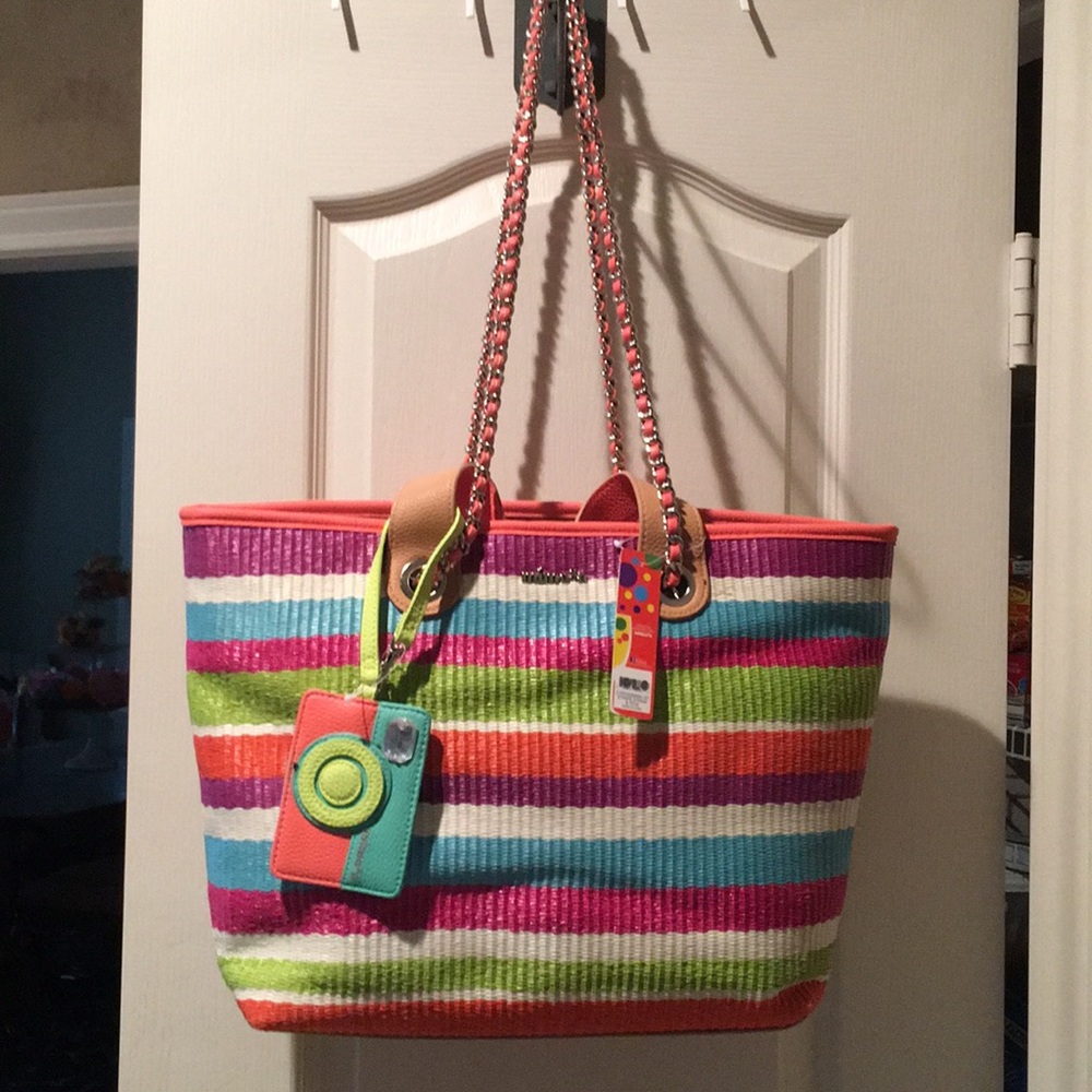 Mimosa colorful striped bag